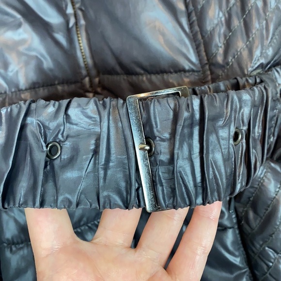 Tommy Hilfiger Gray Puffer Coat Size Medium - Picture 6 of 16